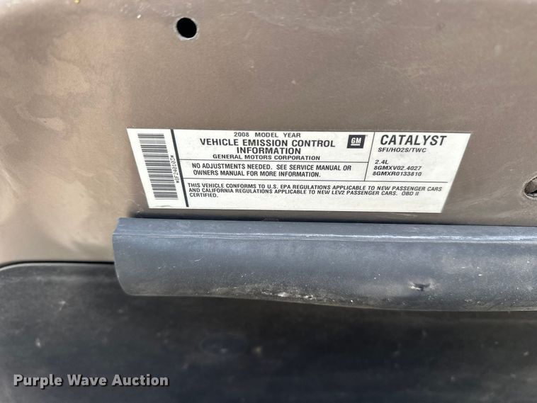 image for item EA4877 2008 Chevrolet Malibu 