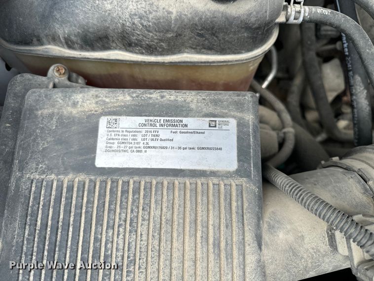 image for item EA4901 2016 Chevrolet Silverado 1500 Ext. Cab pickup truck