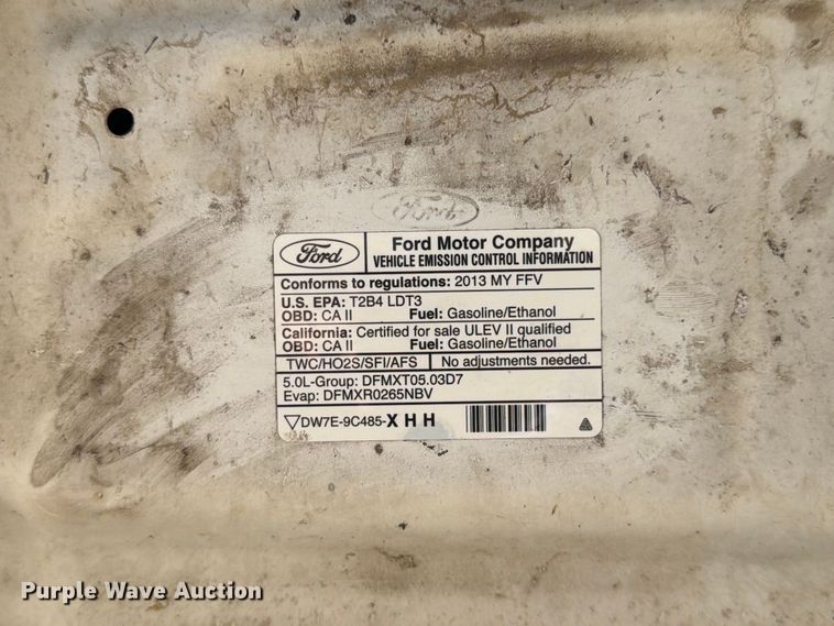 image for item EA4916 2013 Ford F150 Ext. Cab pickup truck