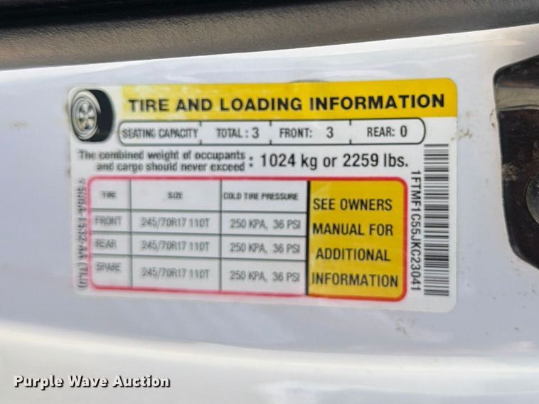 image for item EA4917 2018 Ford F150 pickup truck