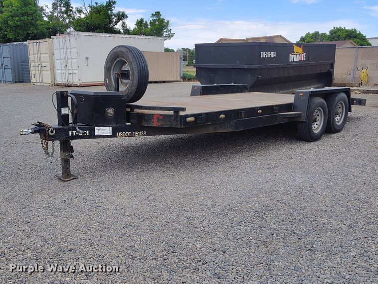 image for item ED0106 2016 Belshe Durabuilt CH14-20 utility trailer