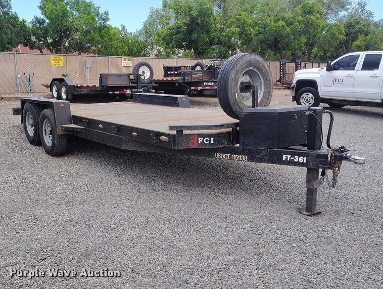 image for item ED0106 2016 Belshe Durabuilt CH14-20 utility trailer