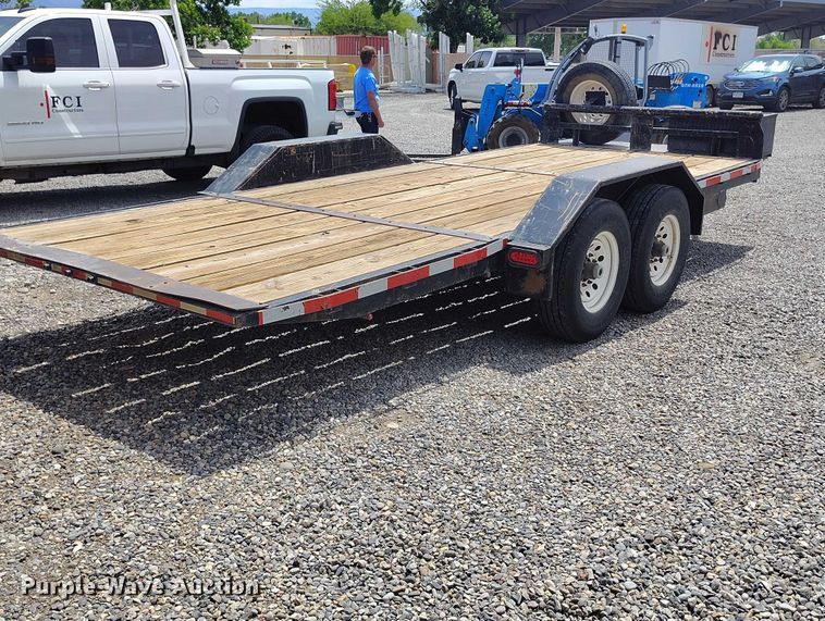 image for item ED0107 2007 H&H FD 306 tilt deck utility trailer