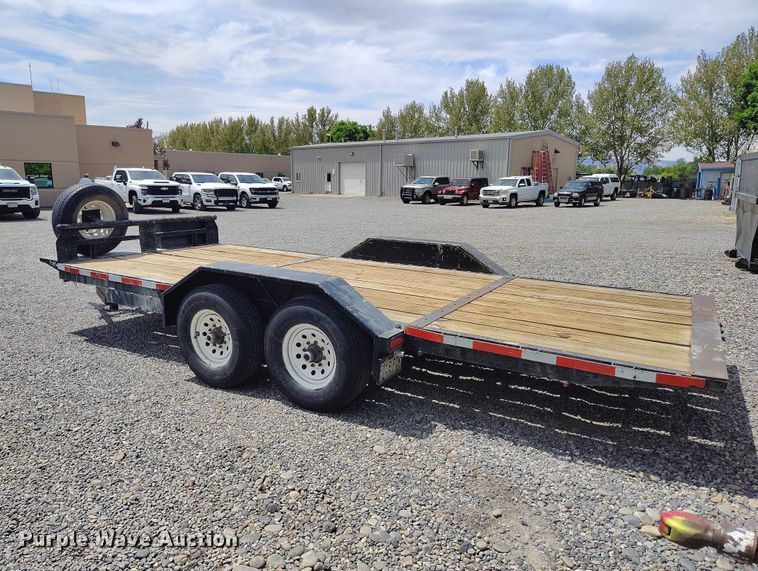 image for item ED0107 2007 H&H FD 306 tilt deck utility trailer