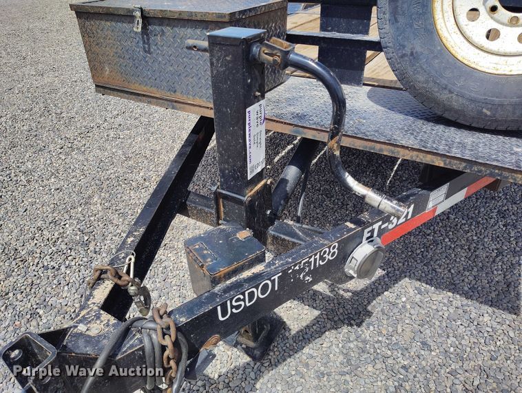 image for item ED0107 2007 H&H FD 306 tilt deck utility trailer