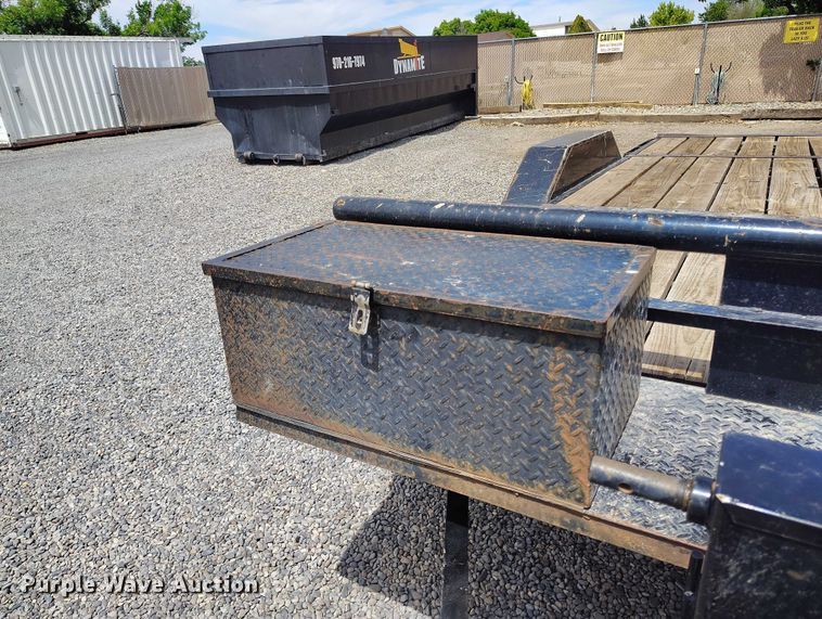 image for item ED0107 2007 H&H FD 306 tilt deck utility trailer