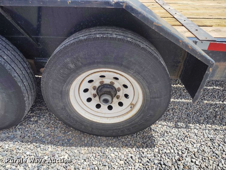 image for item ED0107 2007 H&H FD 306 tilt deck utility trailer