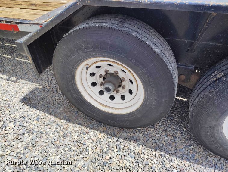 image for item ED0107 2007 H&H FD 306 tilt deck utility trailer