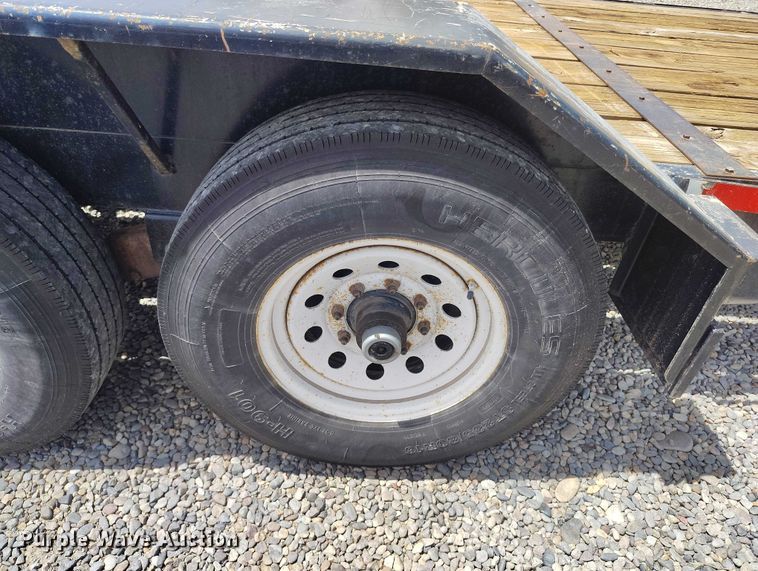 image for item ED0107 2007 H&H FD 306 tilt deck utility trailer