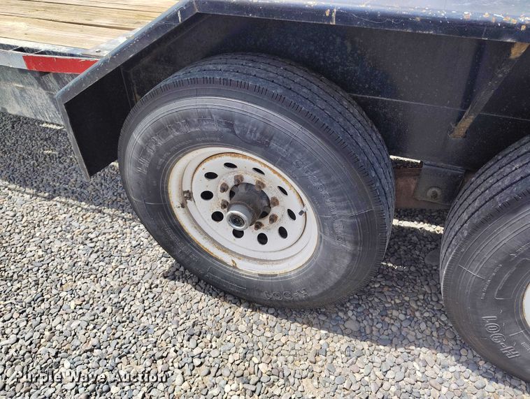 image for item ED0107 2007 H&H FD 306 tilt deck utility trailer