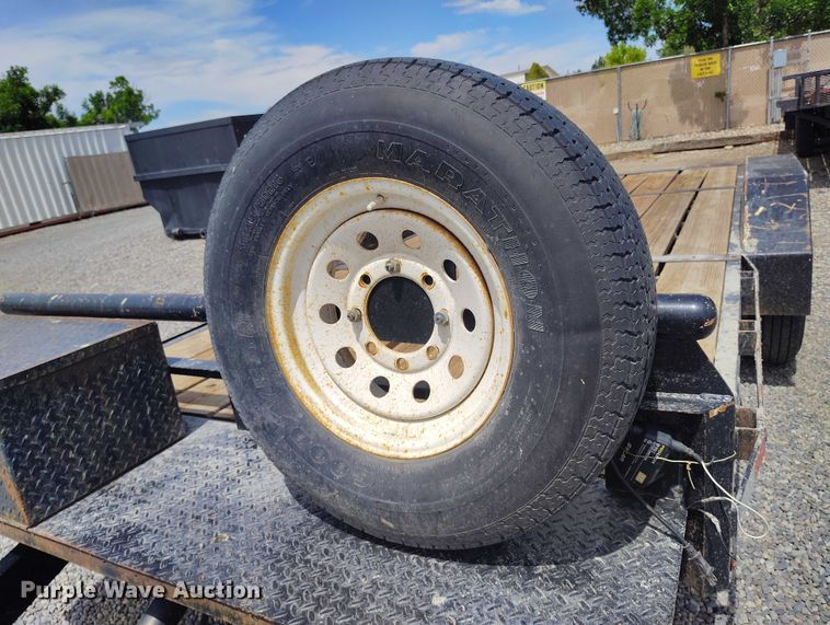 image for item ED0107 2007 H&H FD 306 tilt deck utility trailer