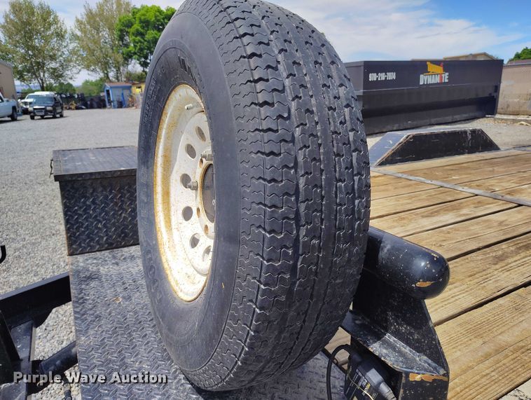 image for item ED0107 2007 H&H FD 306 tilt deck utility trailer