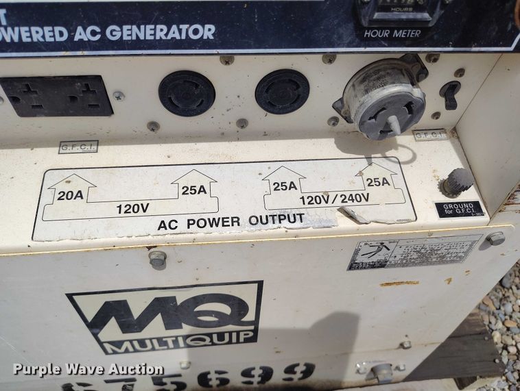 image for item ED0110 Multiquip Whisperwatt 7009 generator