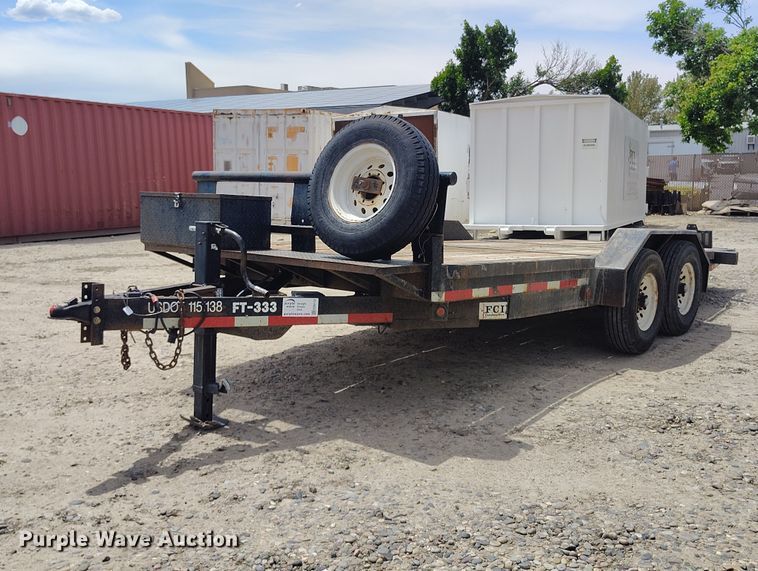 2007 H&H FD 306 utility trailer