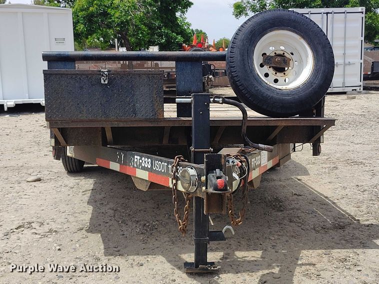 image for item ED0112 2007 H&H FD 306 utility trailer