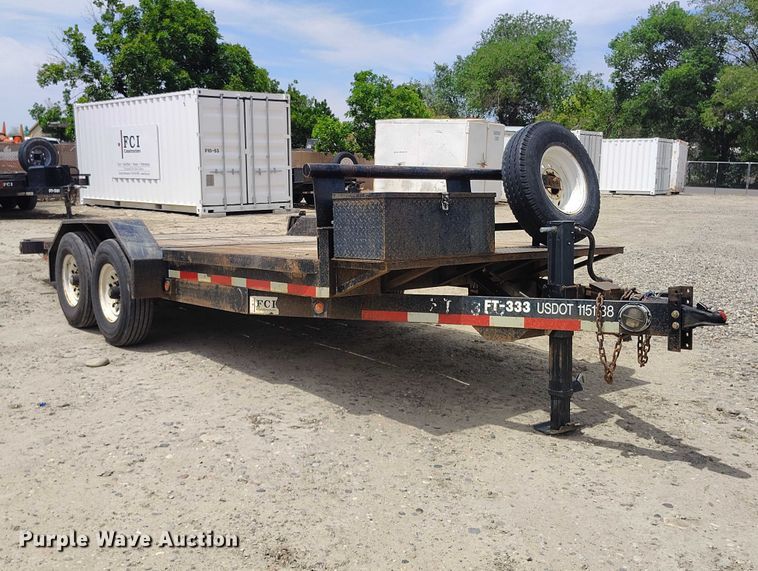 image for item ED0112 2007 H&H FD 306 utility trailer