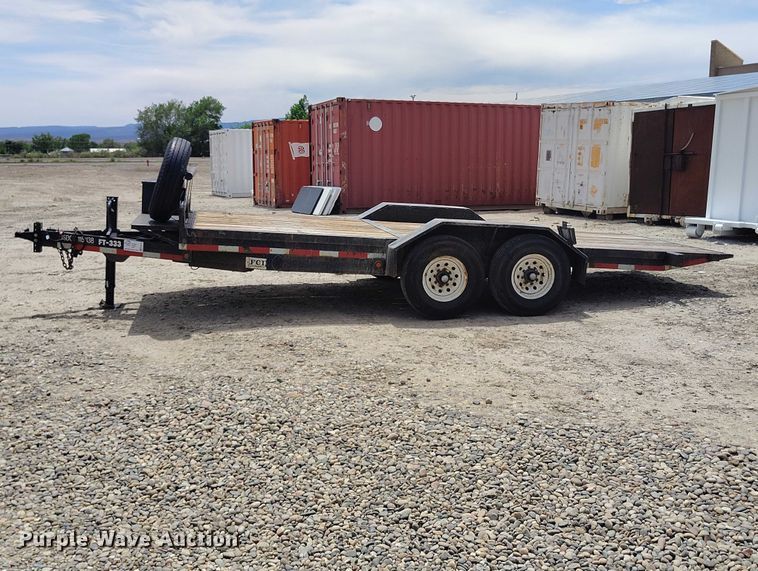 image for item ED0112 2007 H&H FD 306 utility trailer