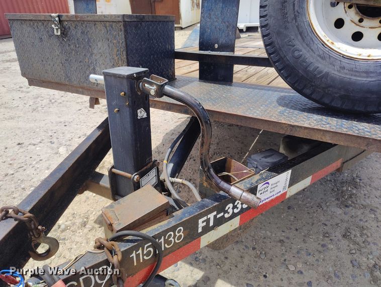 image for item ED0112 2007 H&H FD 306 utility trailer