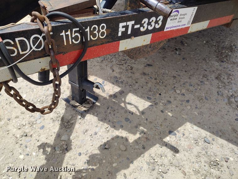 image for item ED0112 2007 H&H FD 306 utility trailer