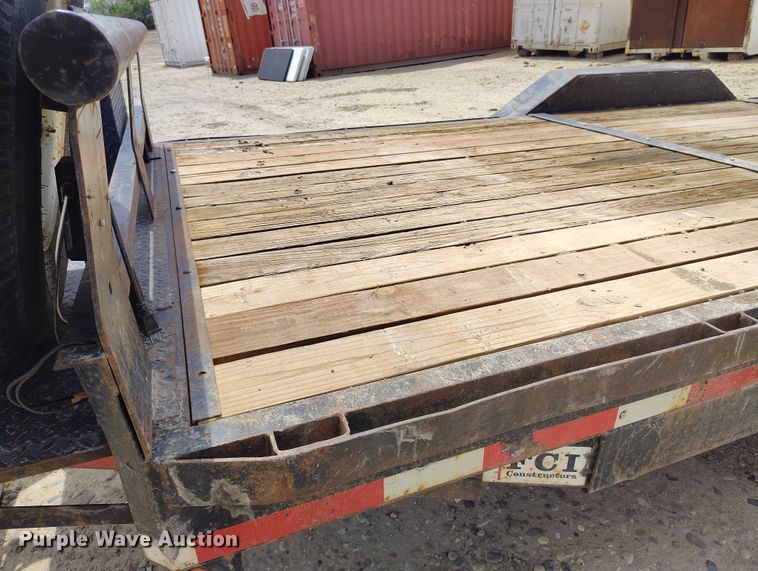 image for item ED0112 2007 H&H FD 306 utility trailer