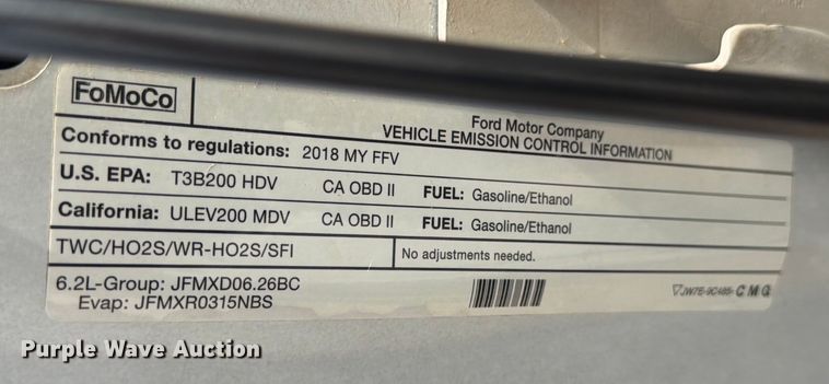 image for item ED5037 2018 Ford F250 Super Duty XL Crew Cab pickup truck