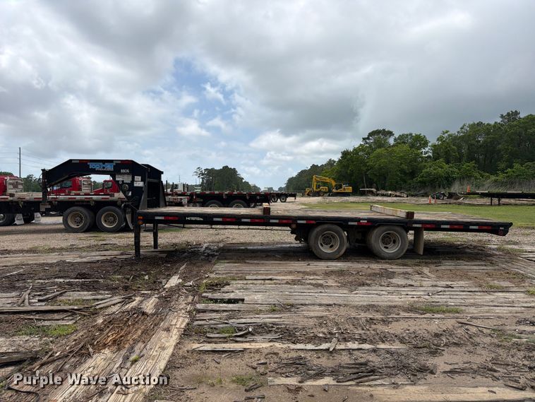 image for item ED5223 2018 Top Hat GN240-25X8.5-24E-F flatbed trailer