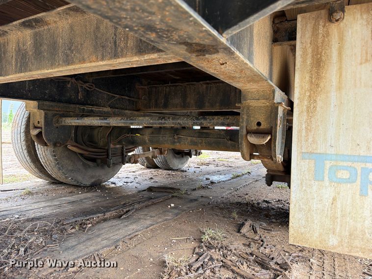 image for item ED5223 2018 Top Hat GN240-25X8.5-24E-F flatbed trailer