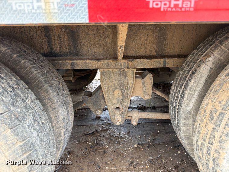 image for item ED5223 2018 Top Hat GN240-25X8.5-24E-F flatbed trailer