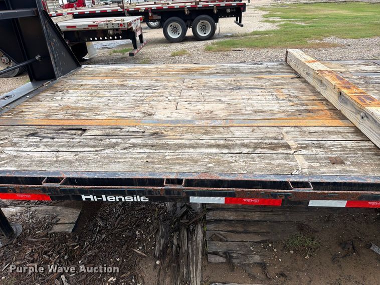 image for item ED5223 2018 Top Hat GN240-25X8.5-24E-F flatbed trailer