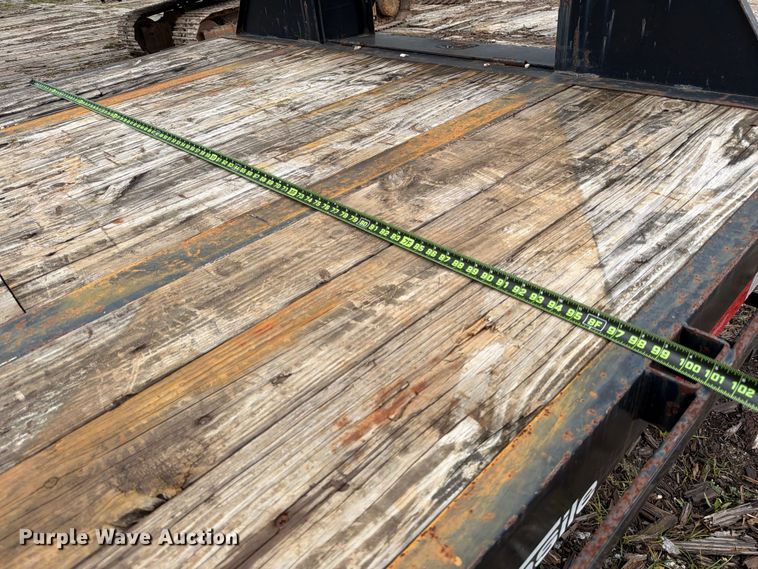 image for item ED5223 2018 Top Hat GN240-25X8.5-24E-F flatbed trailer