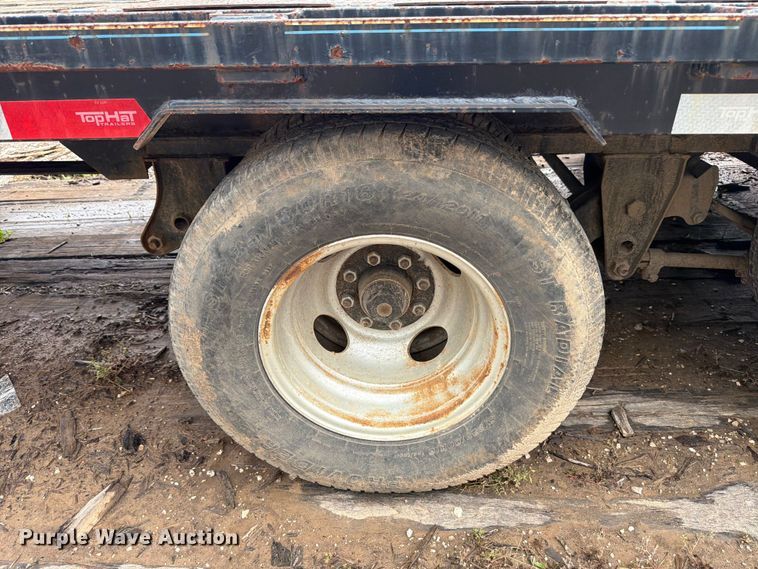 image for item ED5223 2018 Top Hat GN240-25X8.5-24E-F flatbed trailer