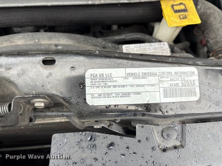 image for item EF1153 2016 Dodge Grand Caravan van