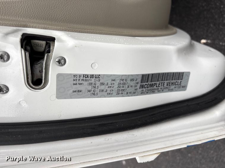 image for item EF1154 2017 Dodge Grand Caravan van