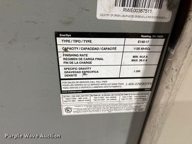 image for item EF1190 2018 Crown RC5545-40 forklift