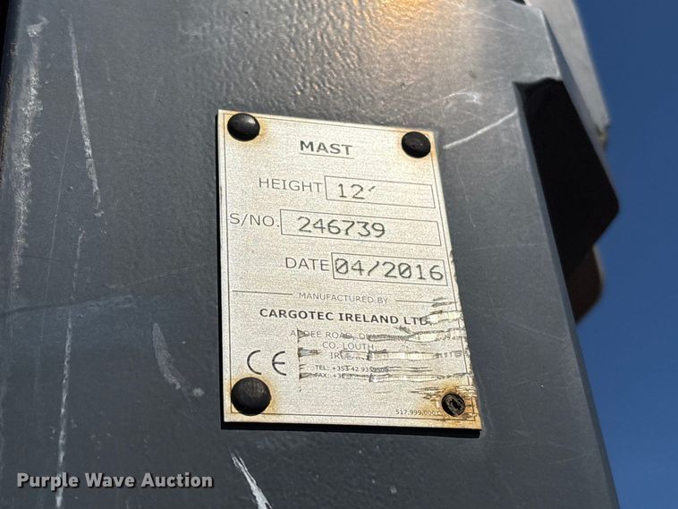 image for item EF1196 2016 Moffett M85502 forklift