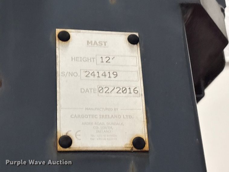 image for item EF1208 2016 Moffett M85501 forklift