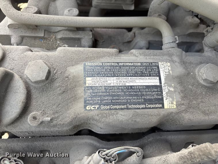 image for item EF1211 2019 UniCarriers PF70 forklift
