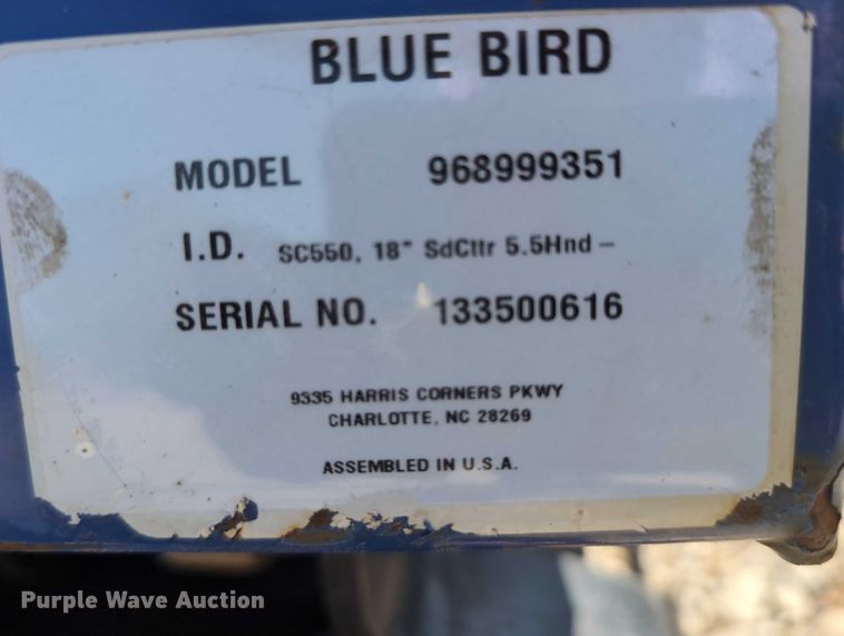 image for item EG2757 Blue Bird 968999351 sod cutter