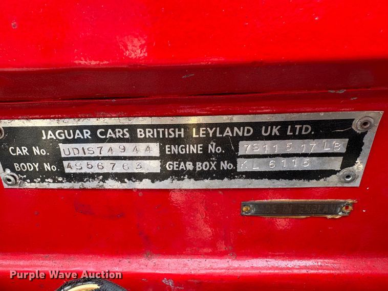 image for item EG8978 1973 Jaguar E Type convertible
