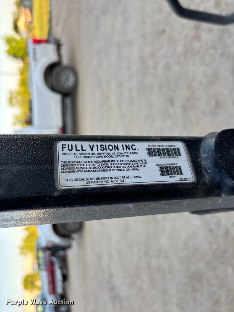 image for item EO4257 2021 Hustler Hyperdrive ZTR lawn mower