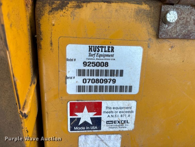 image for item EO4259 2007 Hustler 4600 ZTR lawn mower