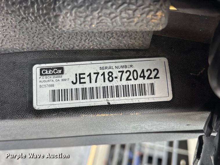 image for item EO4304 2017 Club Car golf cart