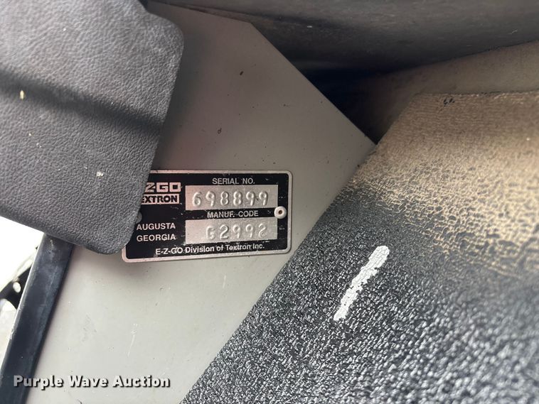 image for item EO4307 E-Z-GO 52 golf cart