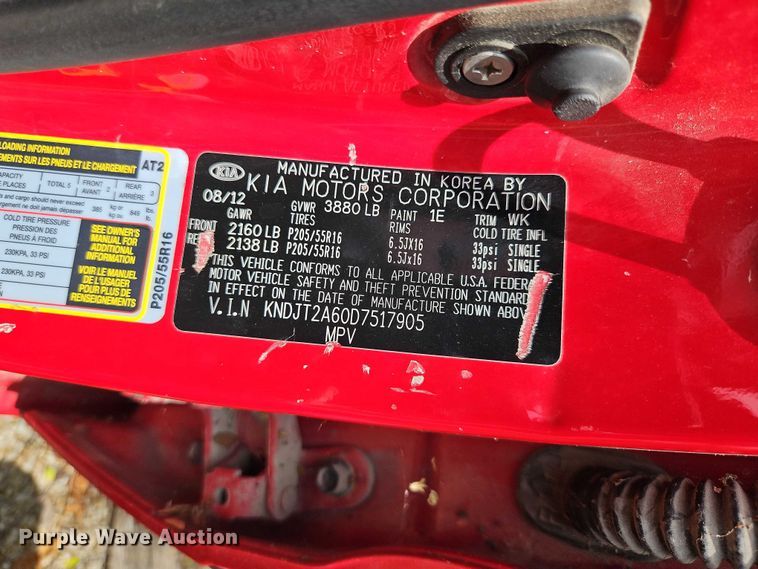 image for item EO7359 2013 Kia Soul 
