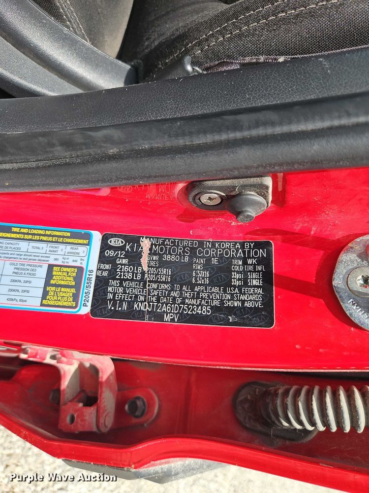 image for item EO7360 2013 Kia Soul 