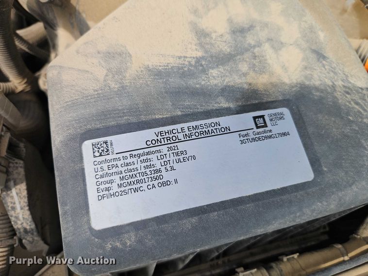 image for item EO7361 2021 GMC Sierra 1500 Crew Cab pickup truck