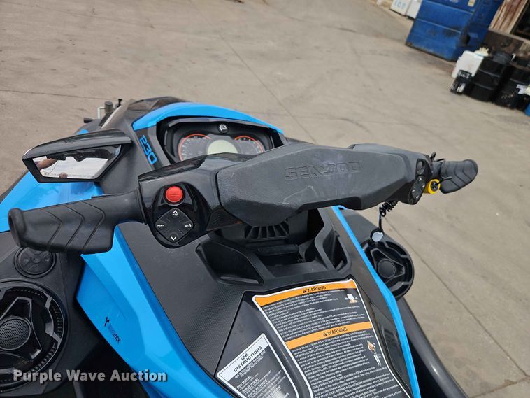 image for item EO7428 2018 Sea doo  RXT 230 personal watercraft