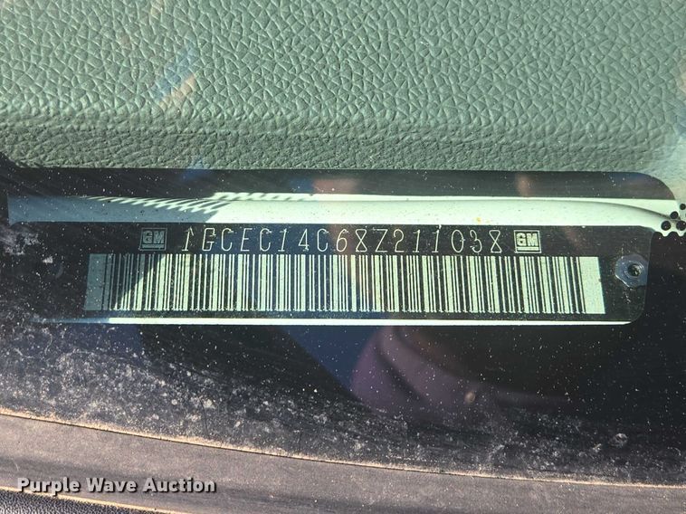 image for item ER1557 2008 Chevrolet Silverado pickup truck