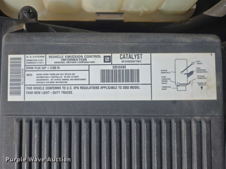 image for item ER1558 2002 Chevrolet Silverado 1500 Ext. Cab pickup truck