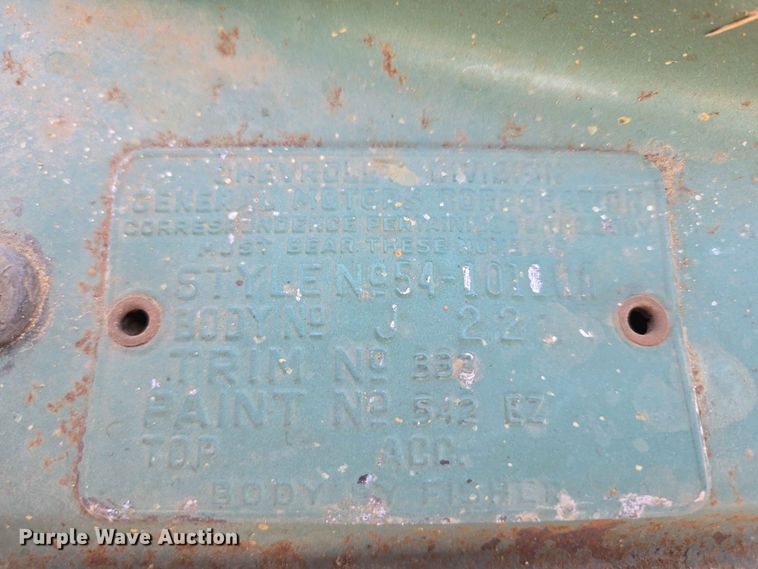 image for item ER1645 1954 Chevrolet Styleline 